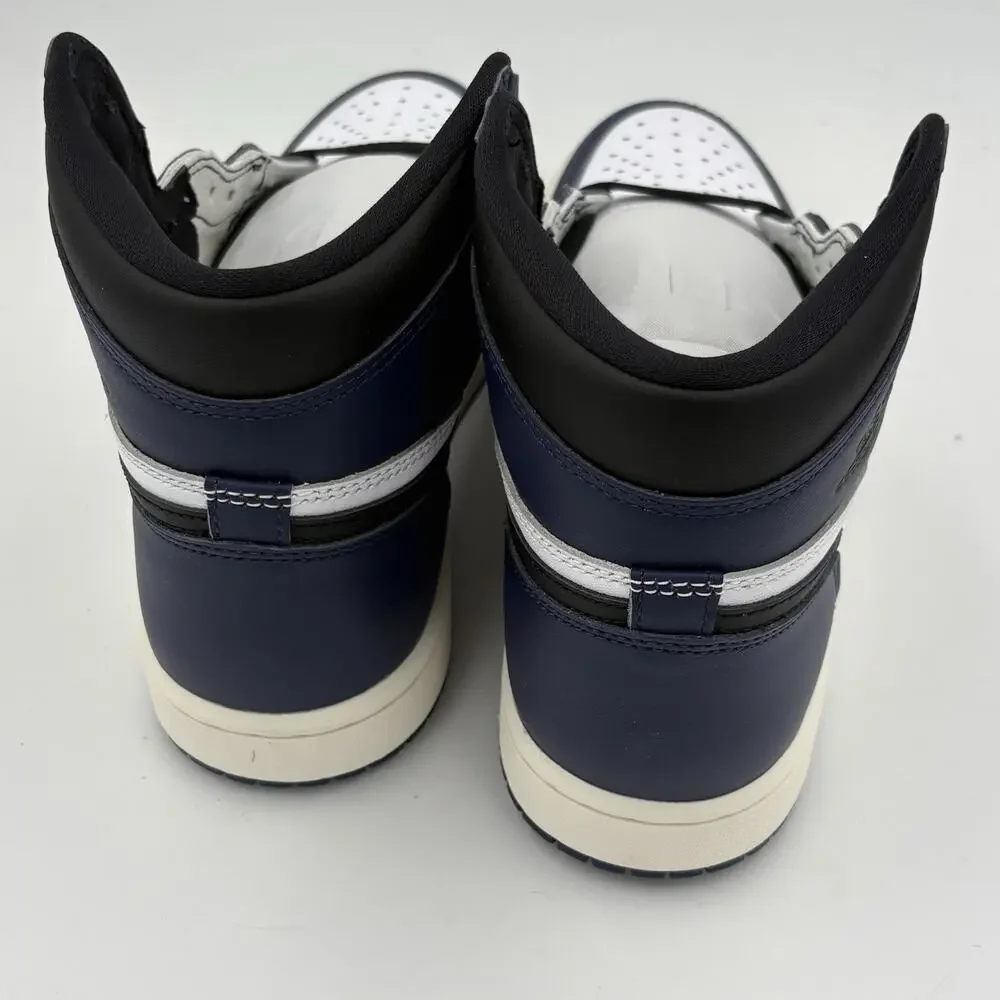 Air Jordan 1 Retro High OG Men’s Size 7.5 Midnight Navy/White Shoes DZ5485 401